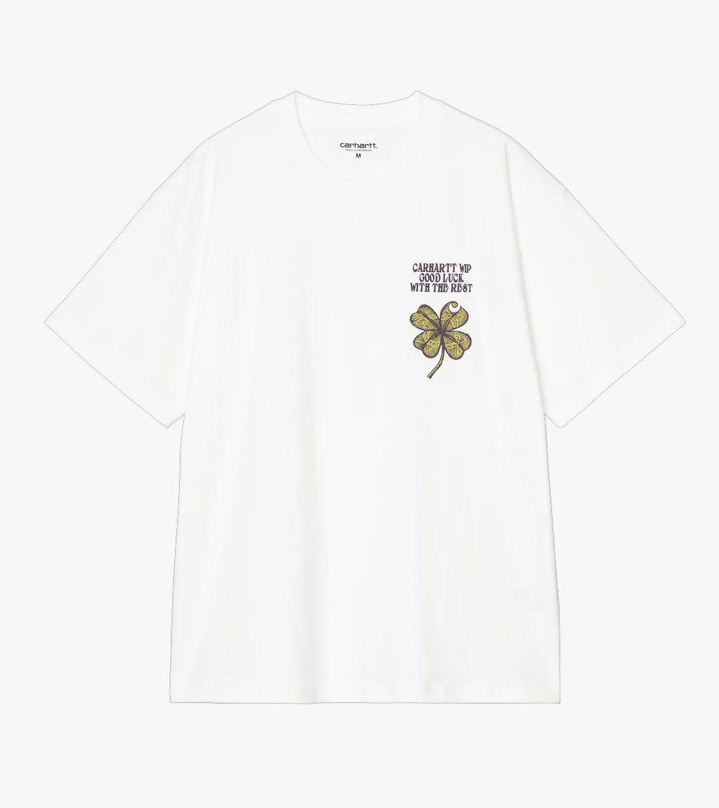 Vitt S/s clover t-shirt