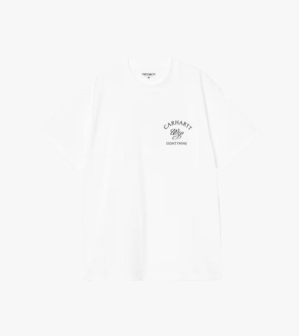 Valkoinen S/S EIGHTYNINE T-SHIRT
