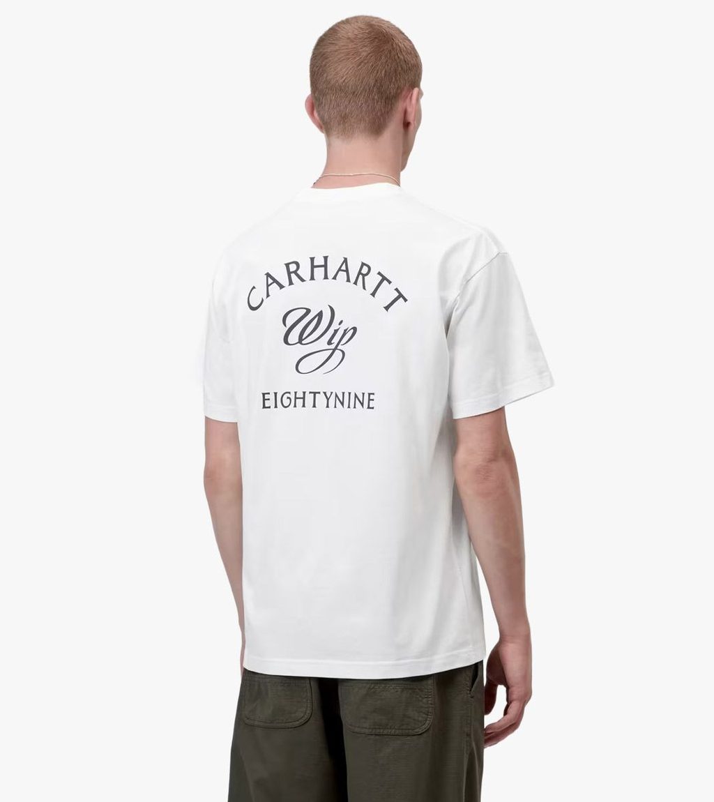 Valkoinen S/S EIGHTYNINE T-SHIRT