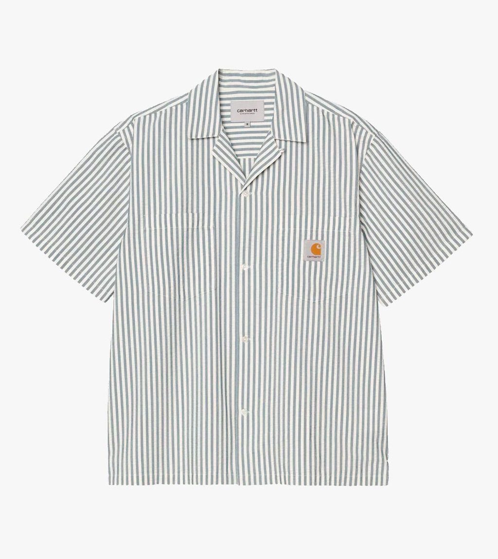 Blått S/s leavel shirt