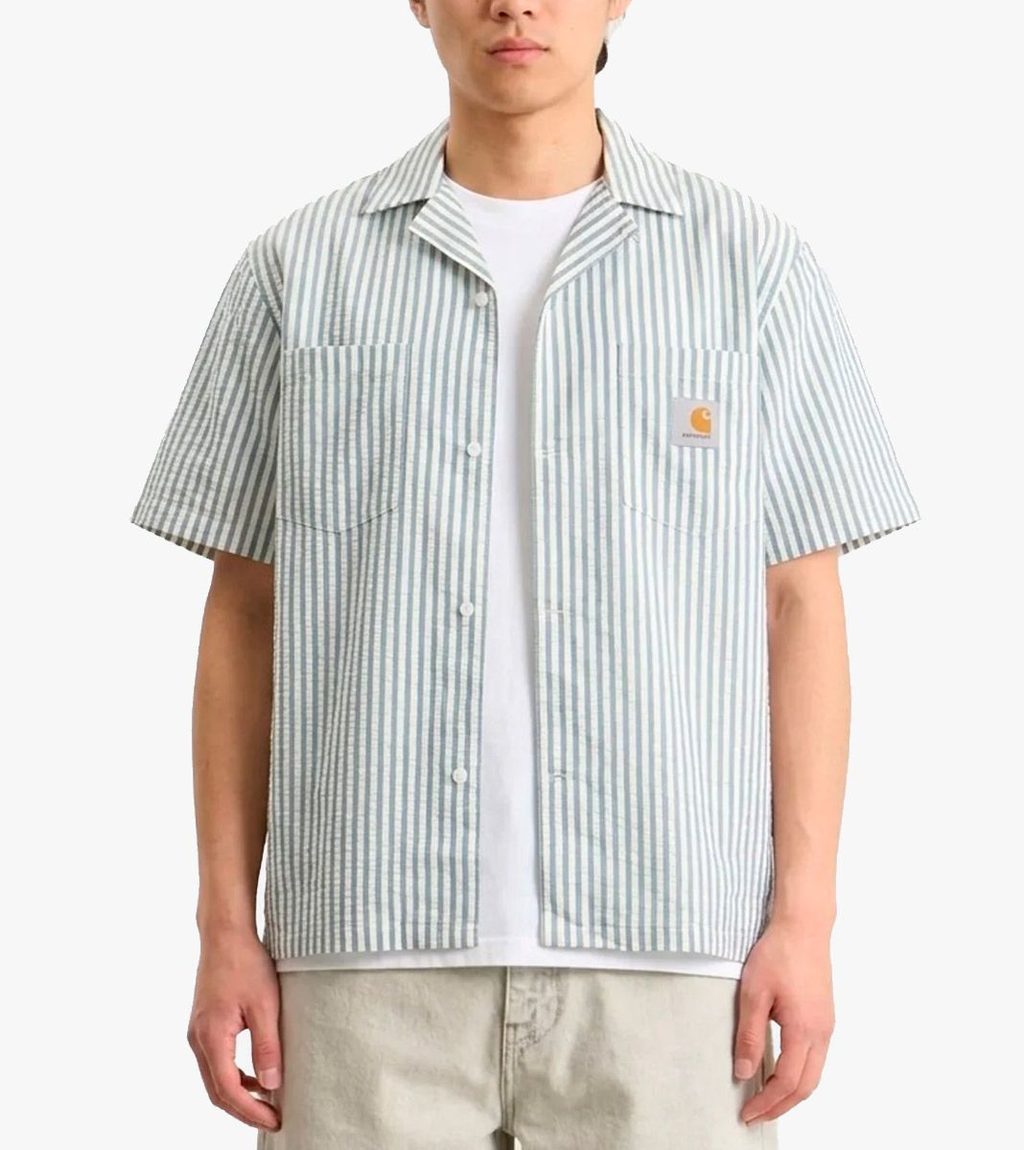 Blått S/s leavel shirt