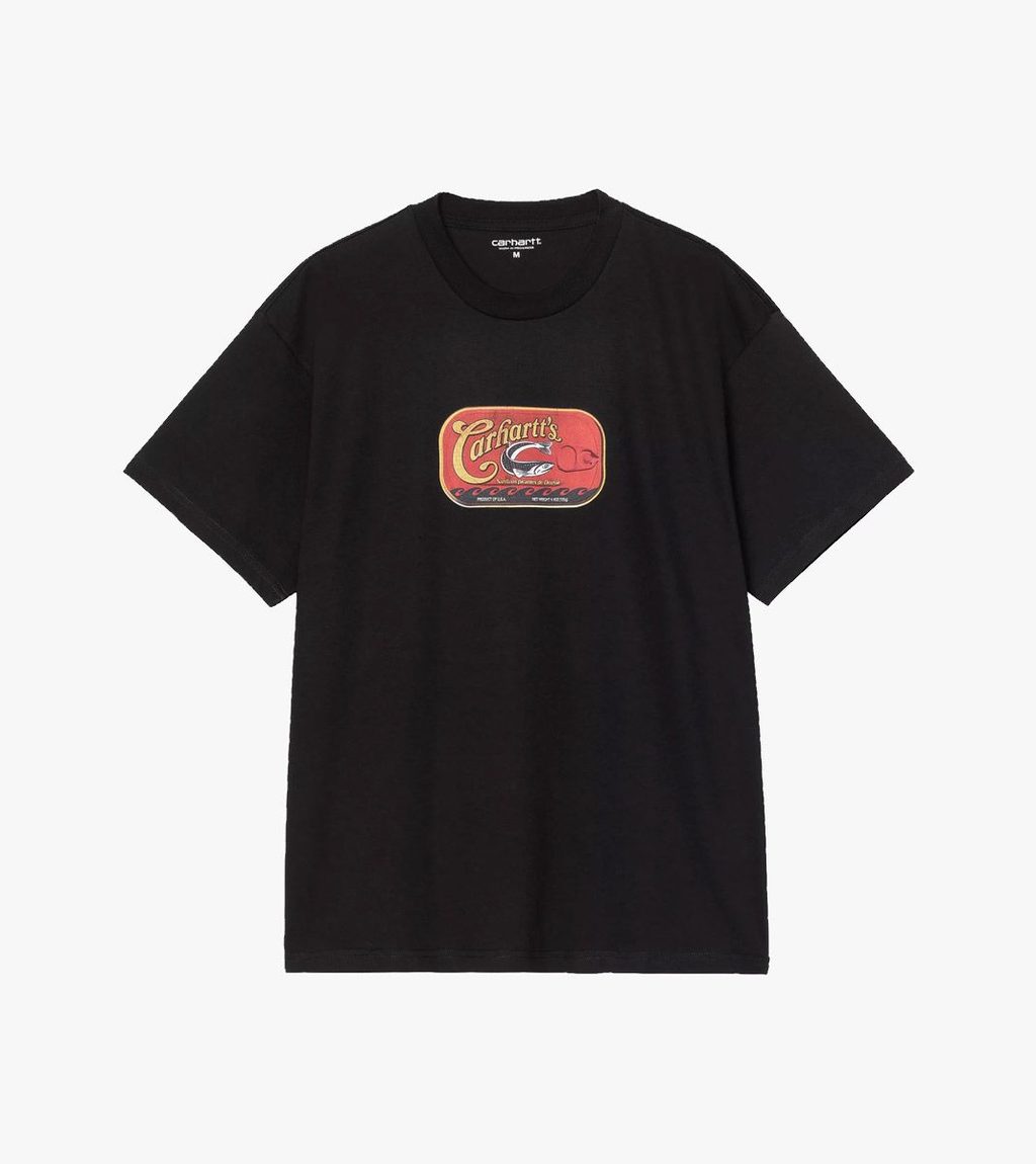 Juoda S/s sardinas t-shirt