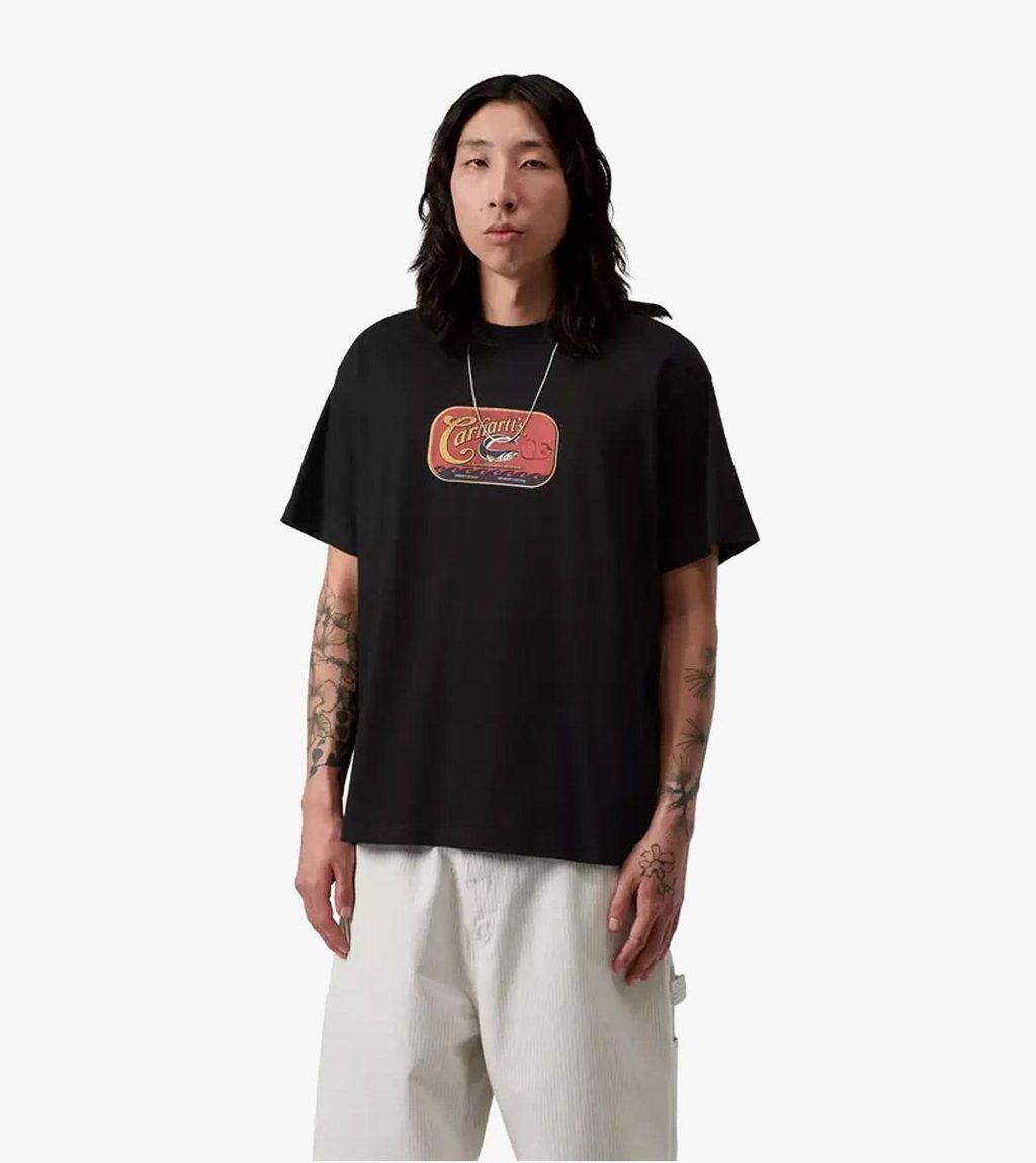 Juoda S/s sardinas t-shirt