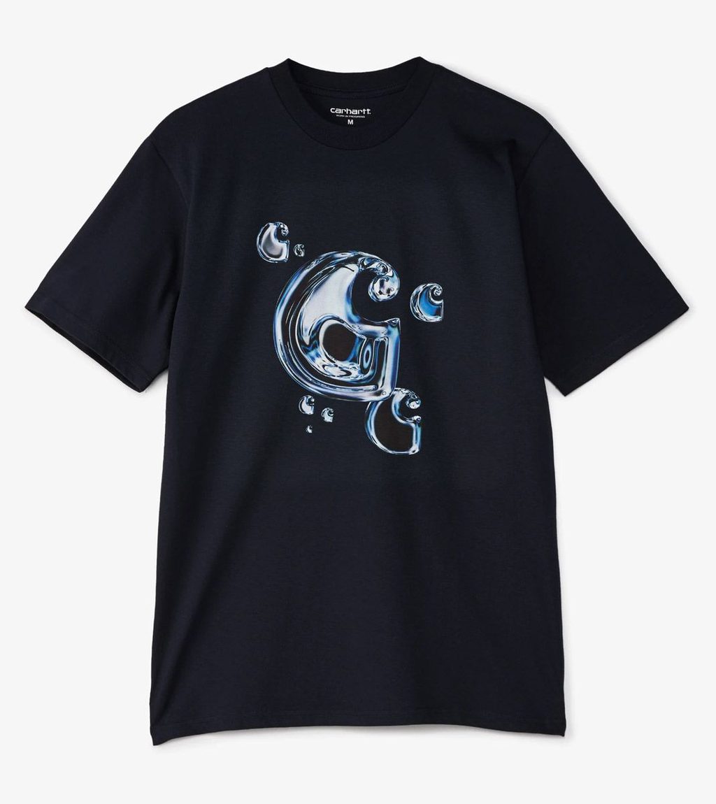 Juoda S/s solar chrome c-logo t-shirt