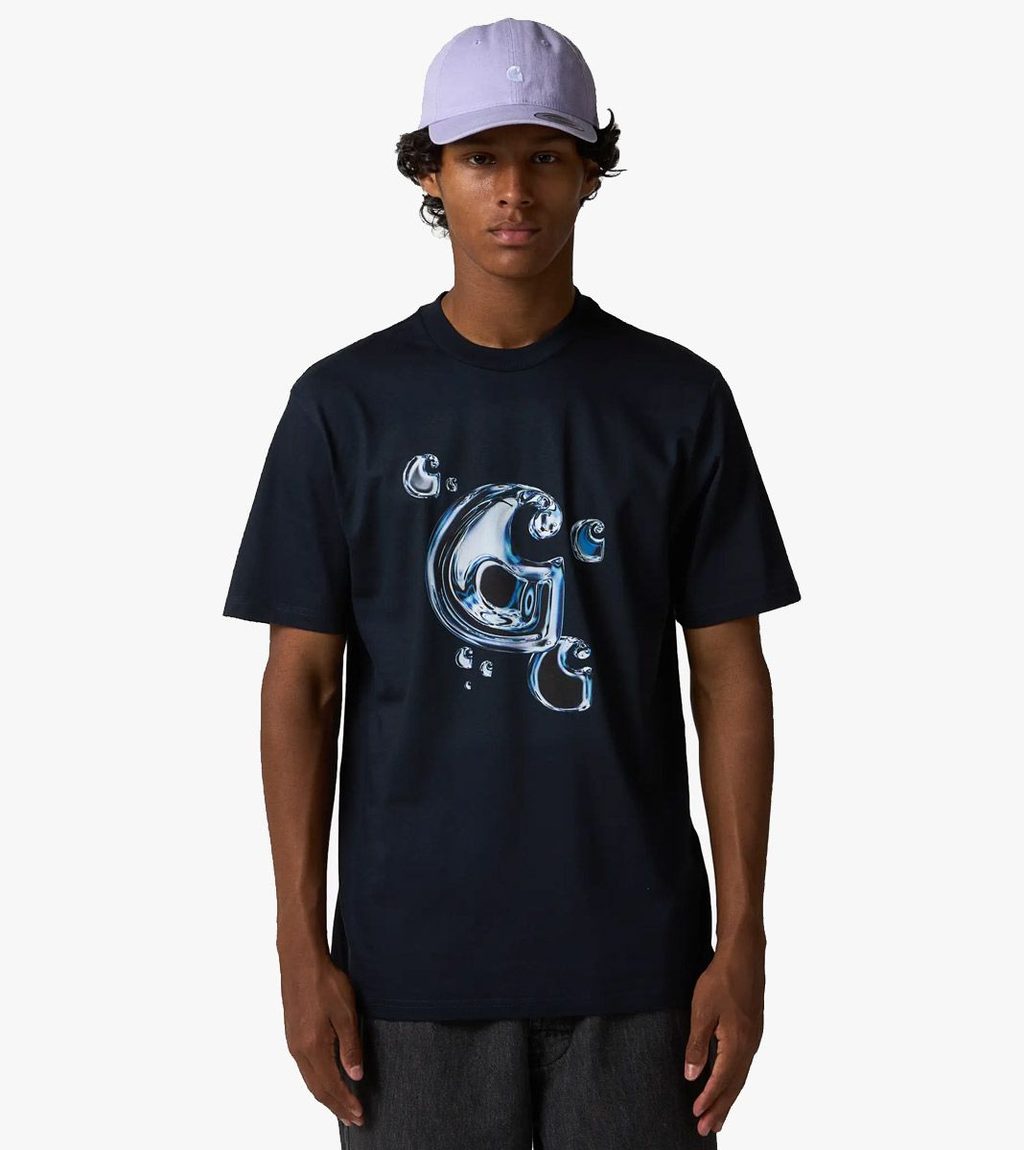 Juoda S/s solar chrome c-logo t-shirt