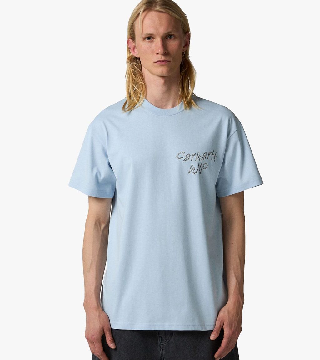 Mėlyna S/s sunflower t-shirt