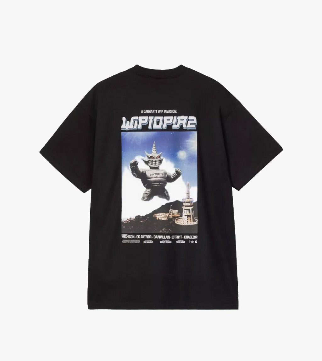 Black S/S WIPTOPIA II T-SHIRT