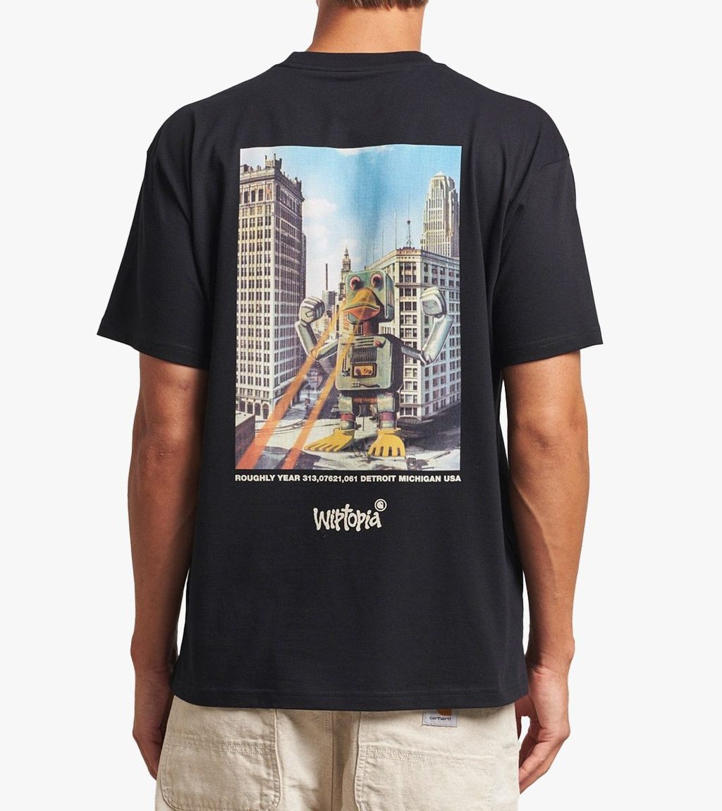 Black S/S WIPTOPIA T-SHIRT