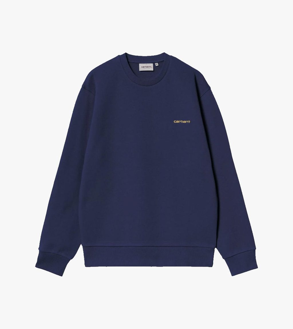 Sininen SCRIPT EMBROIDERY SWEAT