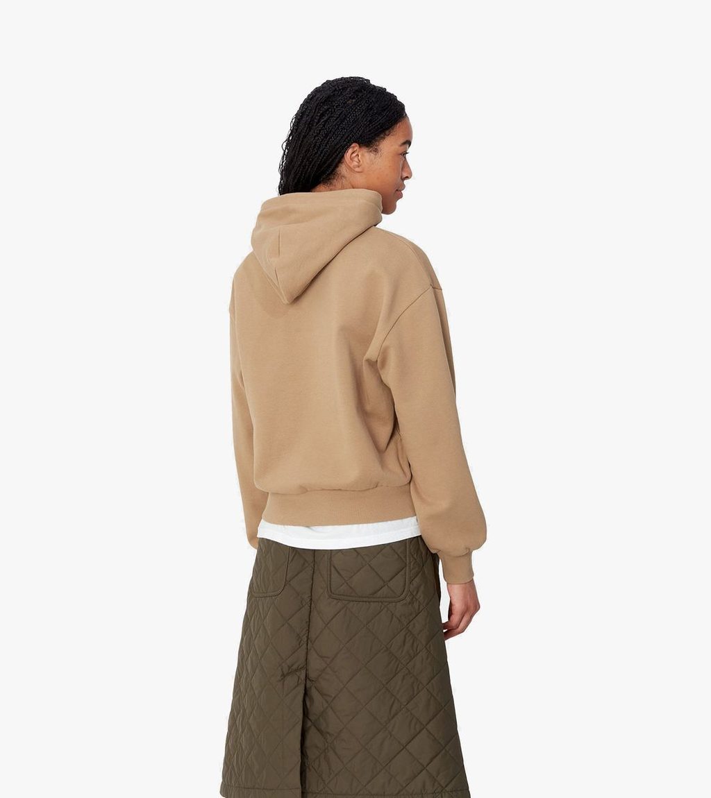 Smėlinė W´ hooded casey sweatshirt