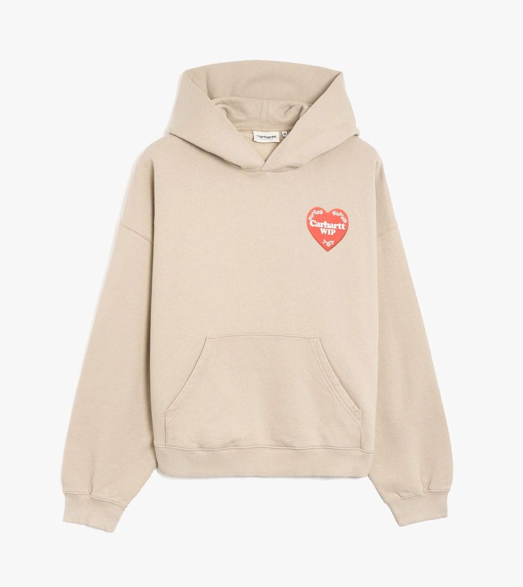 Vitt W´ hooded hartt case sweat