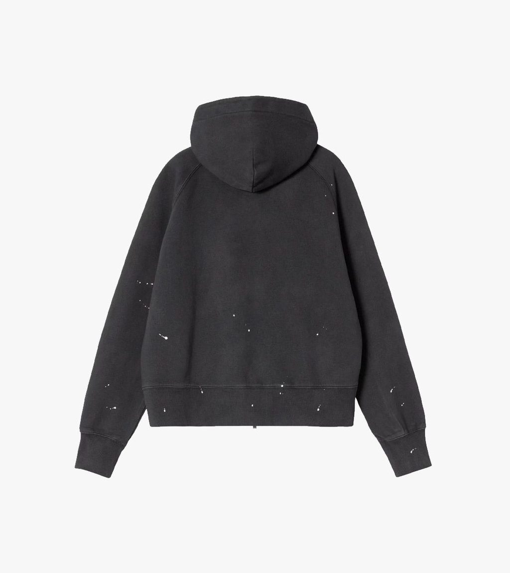 Svart W´ hooded painter jacket