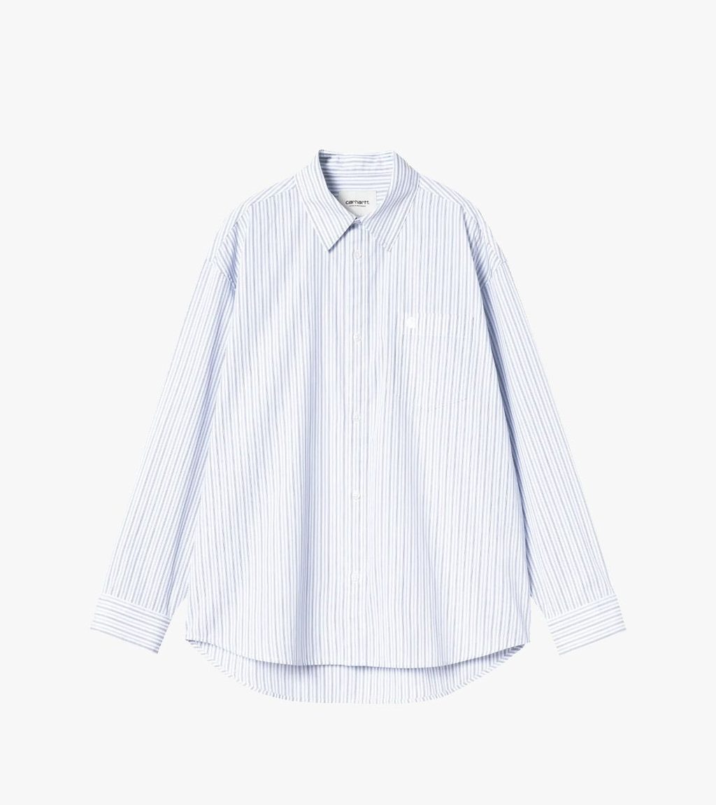 Vitt W´ l/s keene shirt