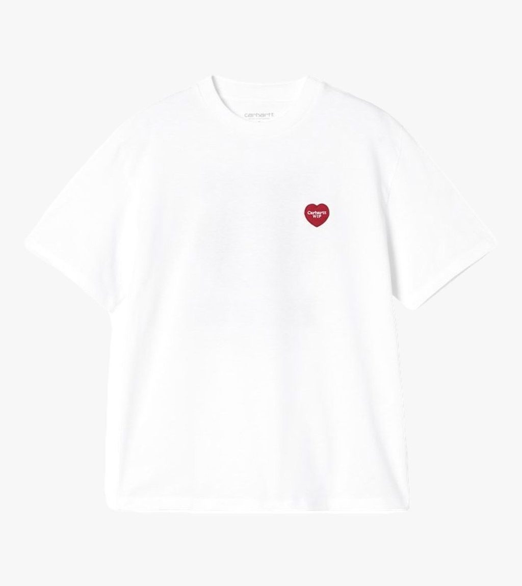 Valge W´ s/s heart patch t-shirt