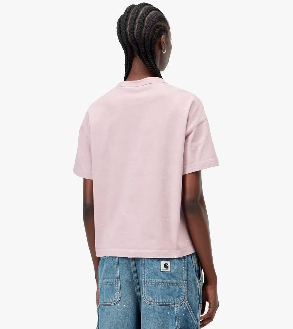 Pink W´ S/S PAINTER T-SHIRT