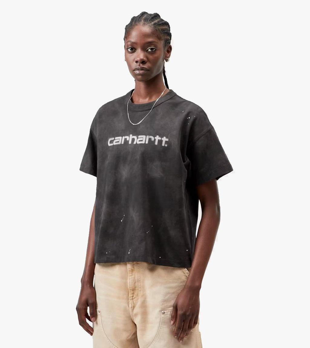 Black W´ S/S PAINTER T-SHIRT
