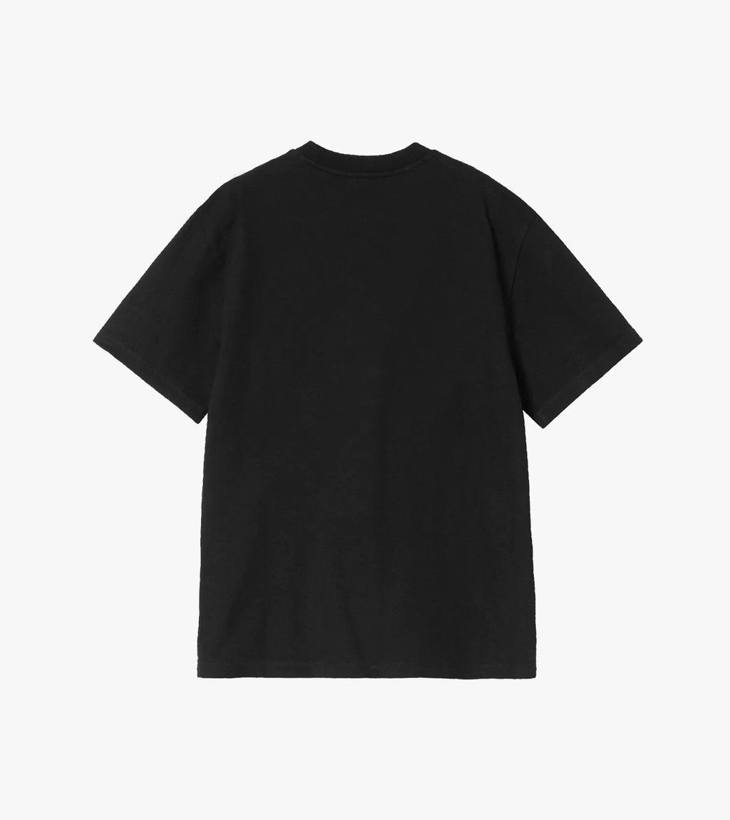 Black W´ S/S SPRAY HEART T-SHIRT