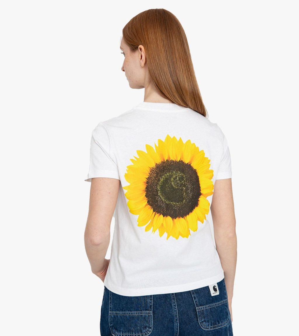 Valge W´ s/s sunflower t-shirt