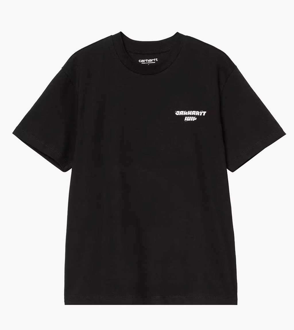 Black W´ S/S WIPTOPIA T-SHIRT