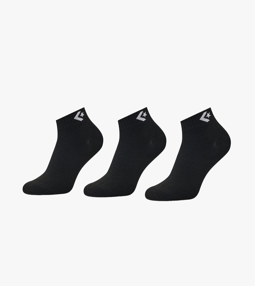 Black 3PP CONVERSE STAR CHEVRON LOGO SHORT QUARTER