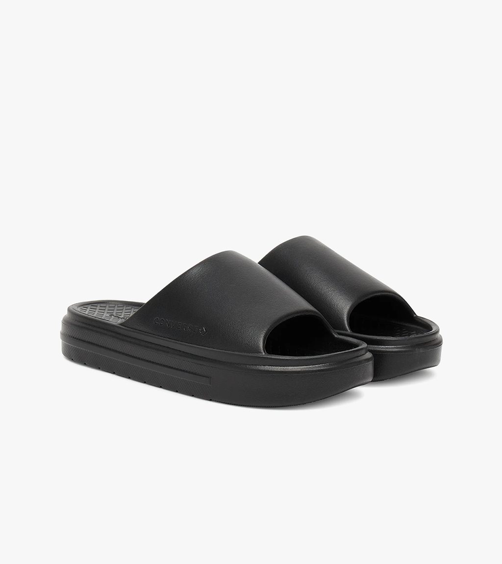 Juoda Converse essential slide slip black