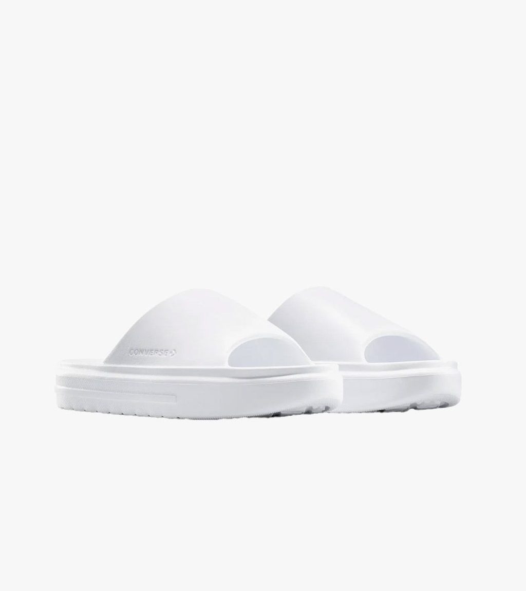 White CONVERSE ESSENTIAL SLIDE