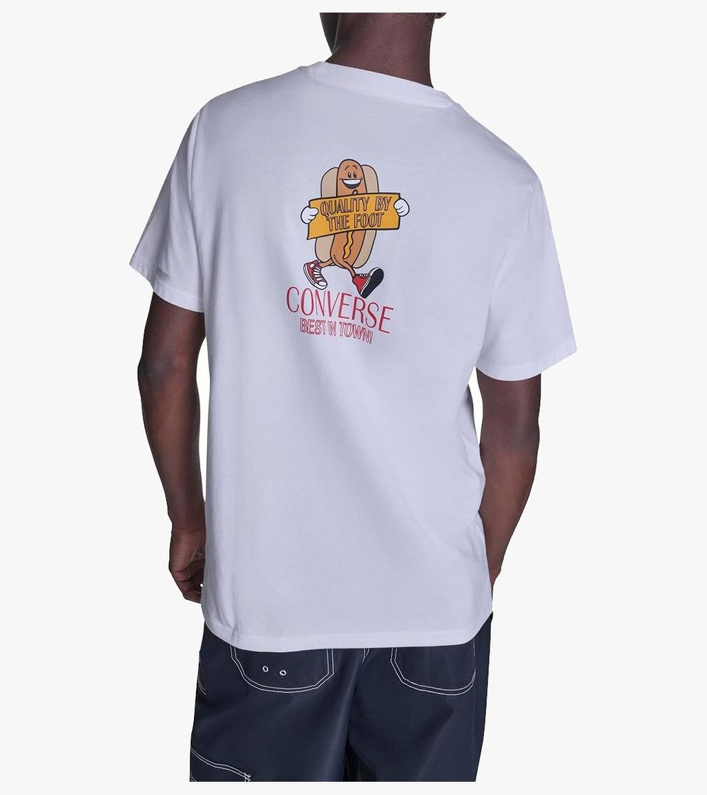 Valge Converse hotdog dude