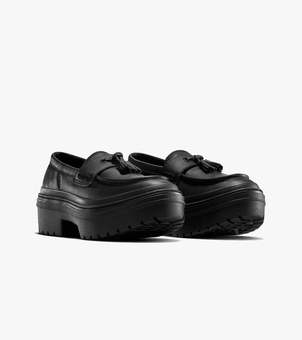Svart Ctas lugged heel loafer ox