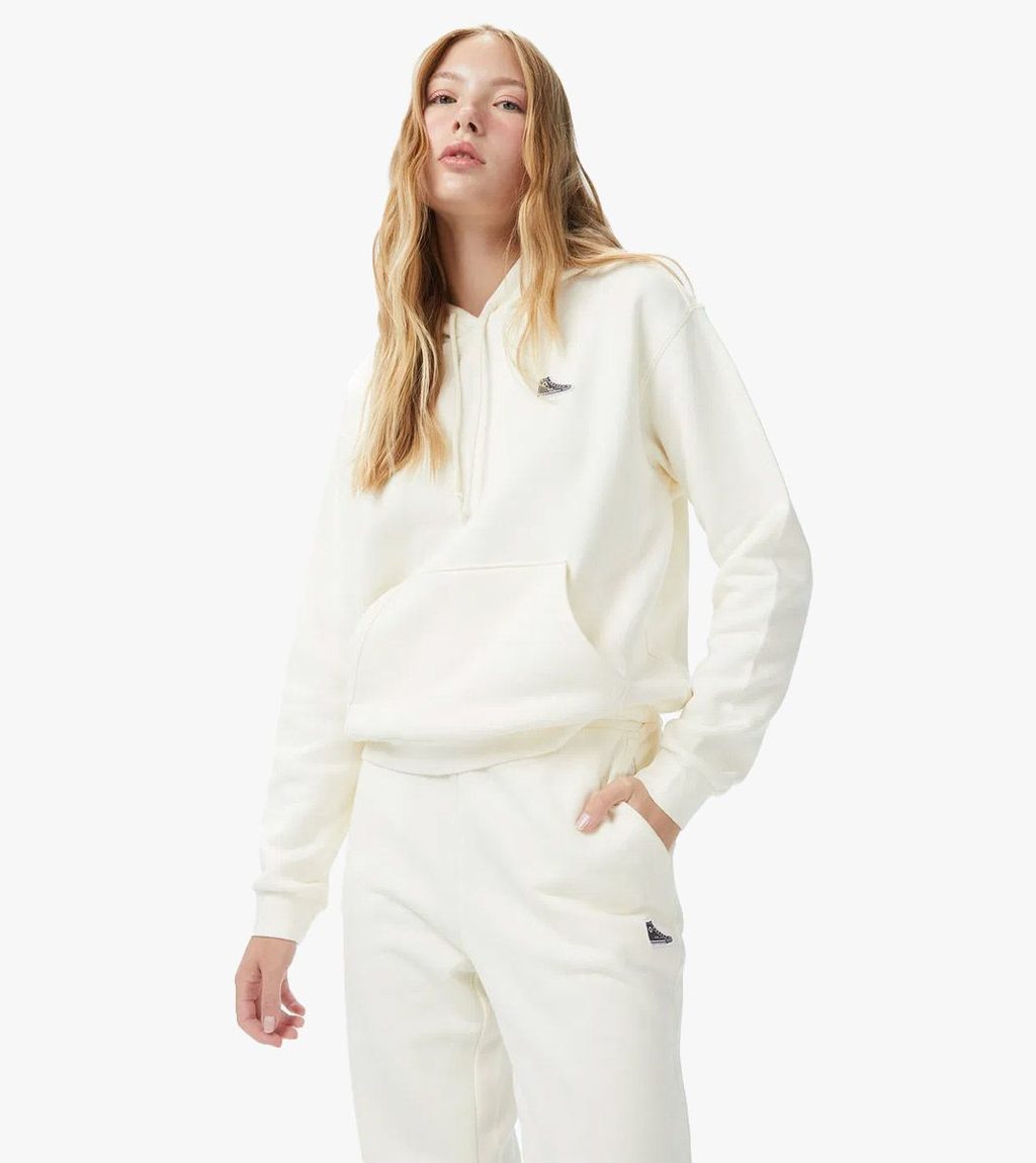 Vitt Sneaker patch hoodie