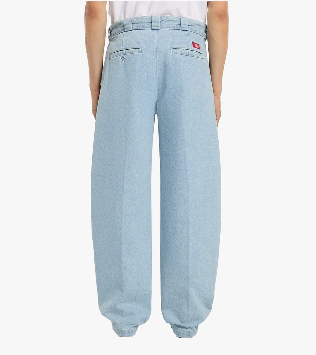 Blue 877 BARREL LEG WORK JEANS
