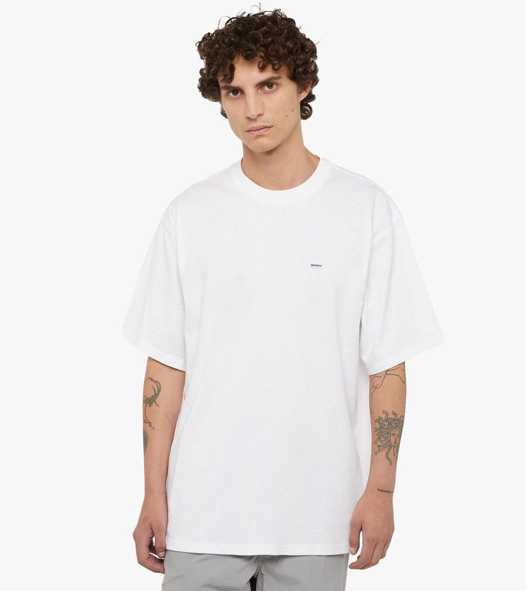 Valkoinen CLANCY HEAVYWEIGHT SS TEE