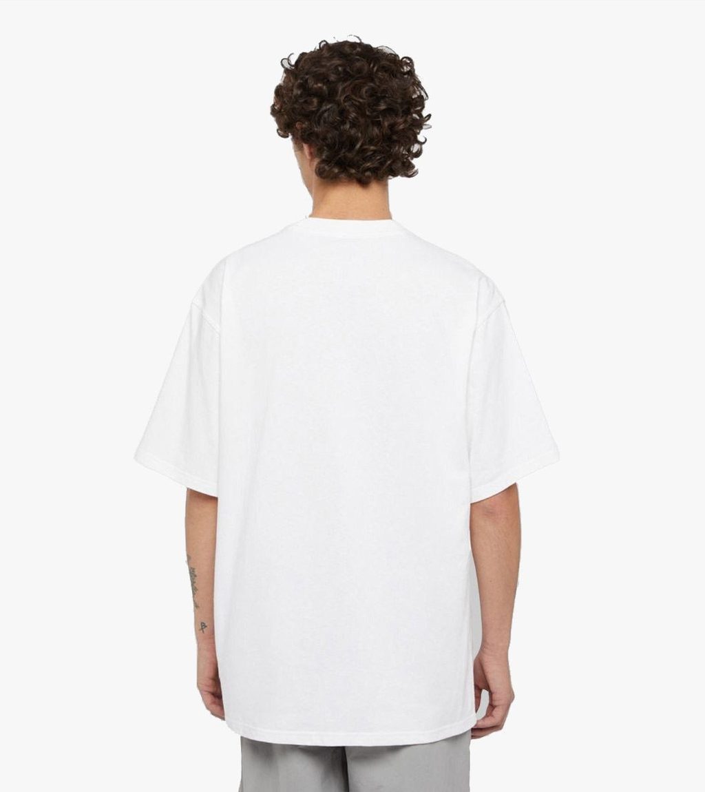 Valkoinen CLANCY HEAVYWEIGHT SS TEE