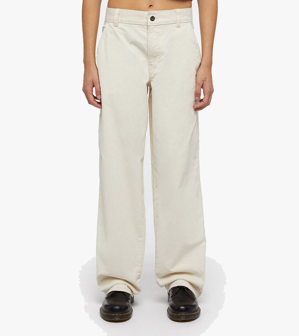 Valge Corduroy carpenter w