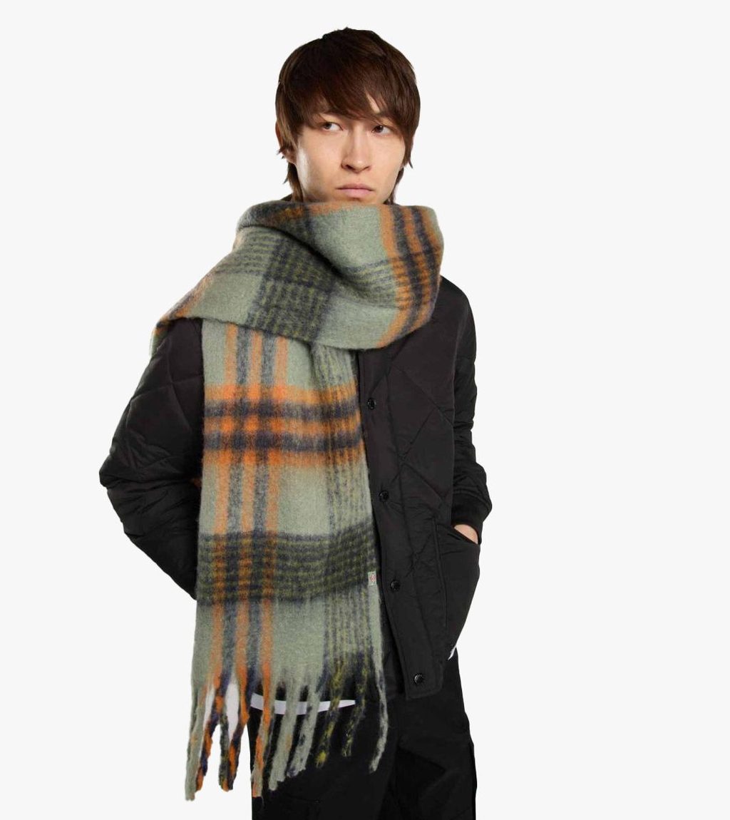 Grönt Dickies oversized scarf