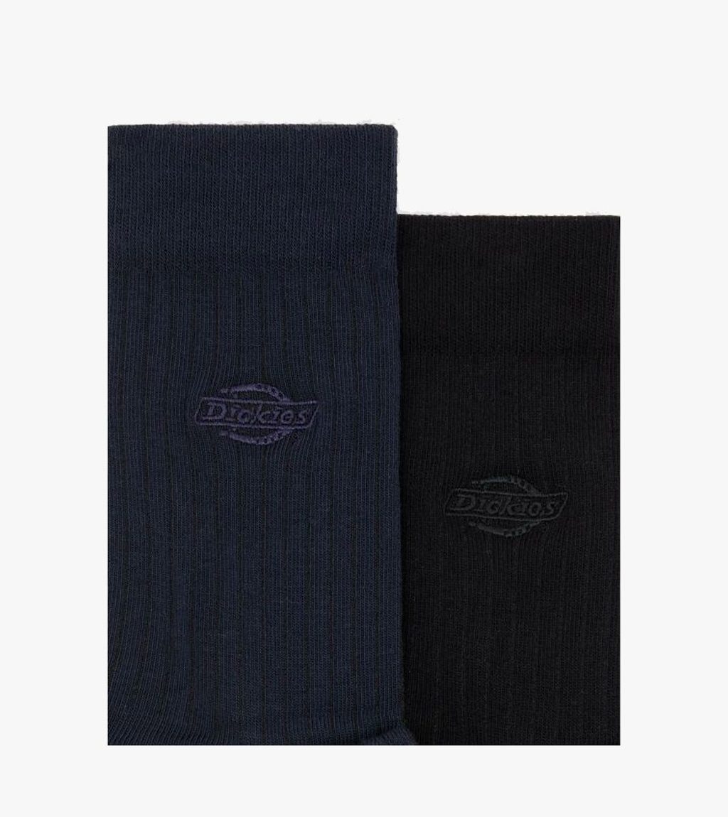 Svart Dickies rib 2pk socks