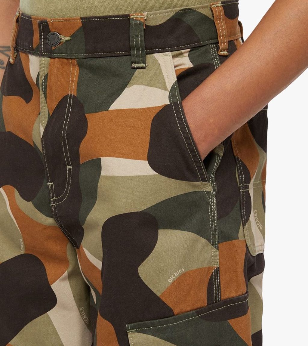Zaļa DUCK CANVAS CAMO CARGO