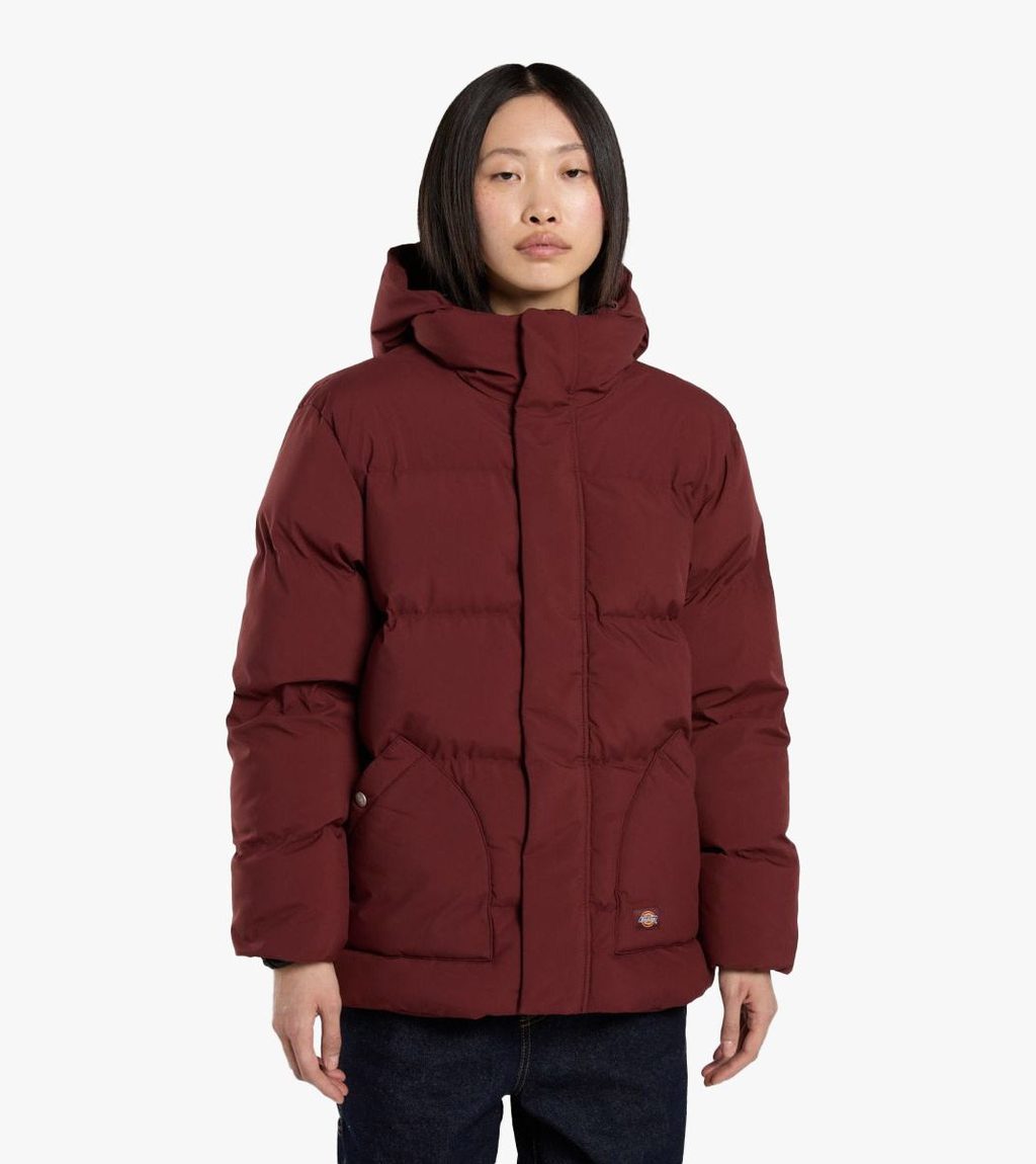 Punane Eagleville hooded puffer w
