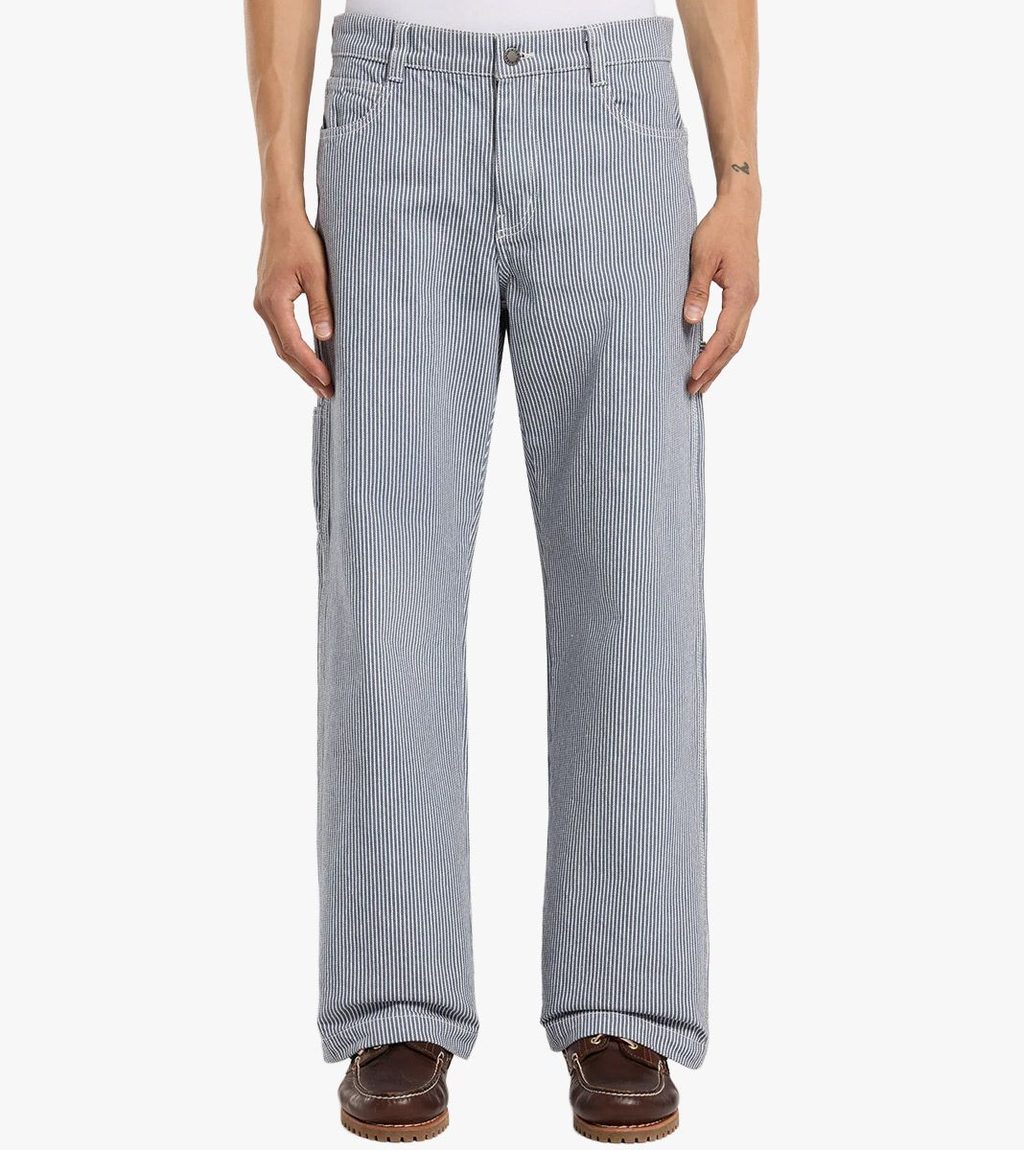 Sininen HICKORY LOOSE STRAIGHT CARPENTER PANT