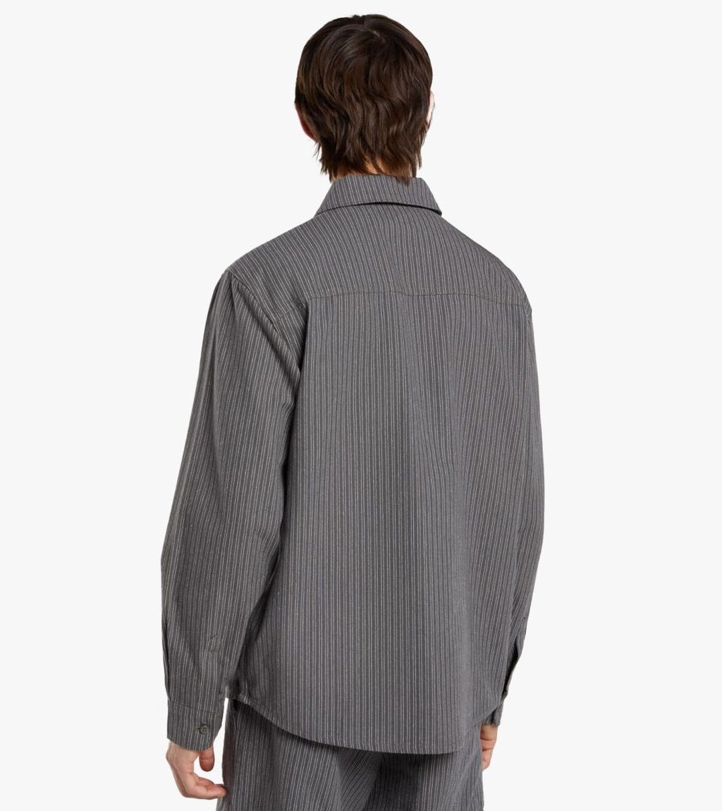 Harmaa LIMA PINSTRIPE SHIRT LS