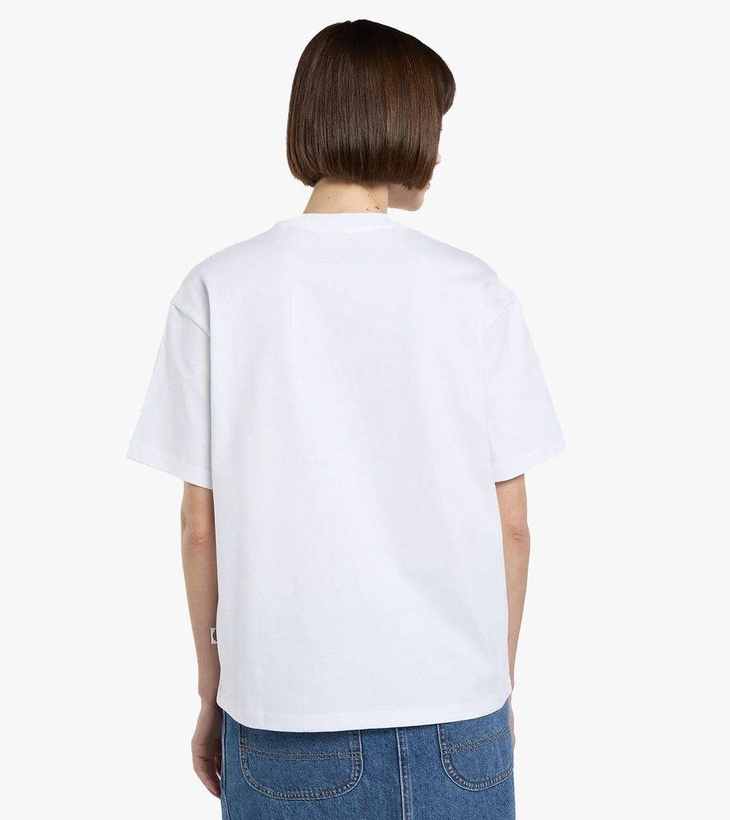 White POLK SS TEE W