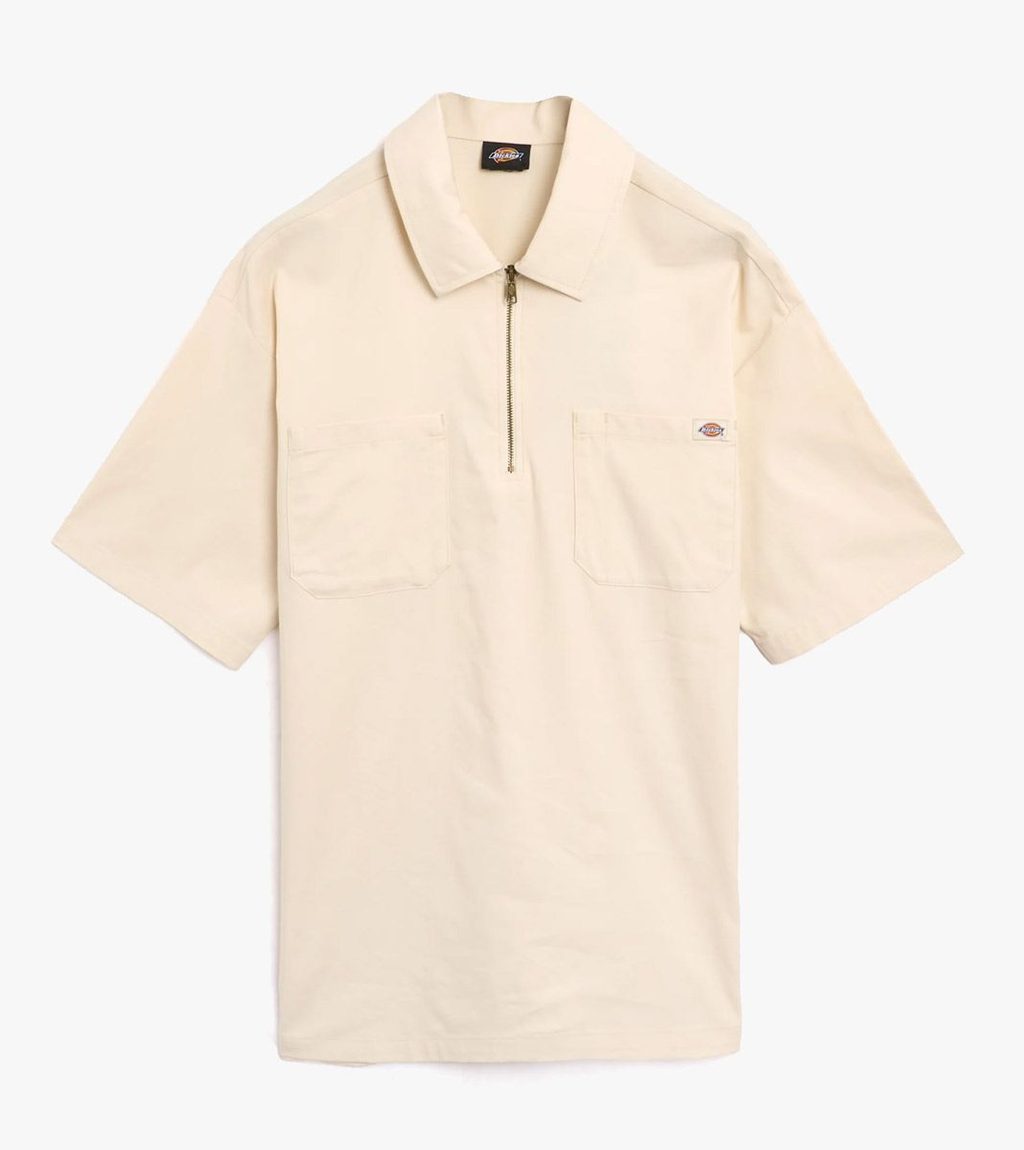Valkoinen RANCH QZ SHIRT SS