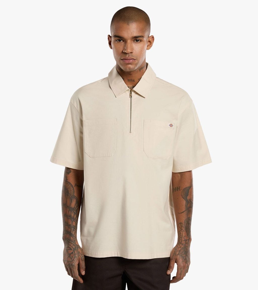 Valkoinen RANCH QZ SHIRT SS