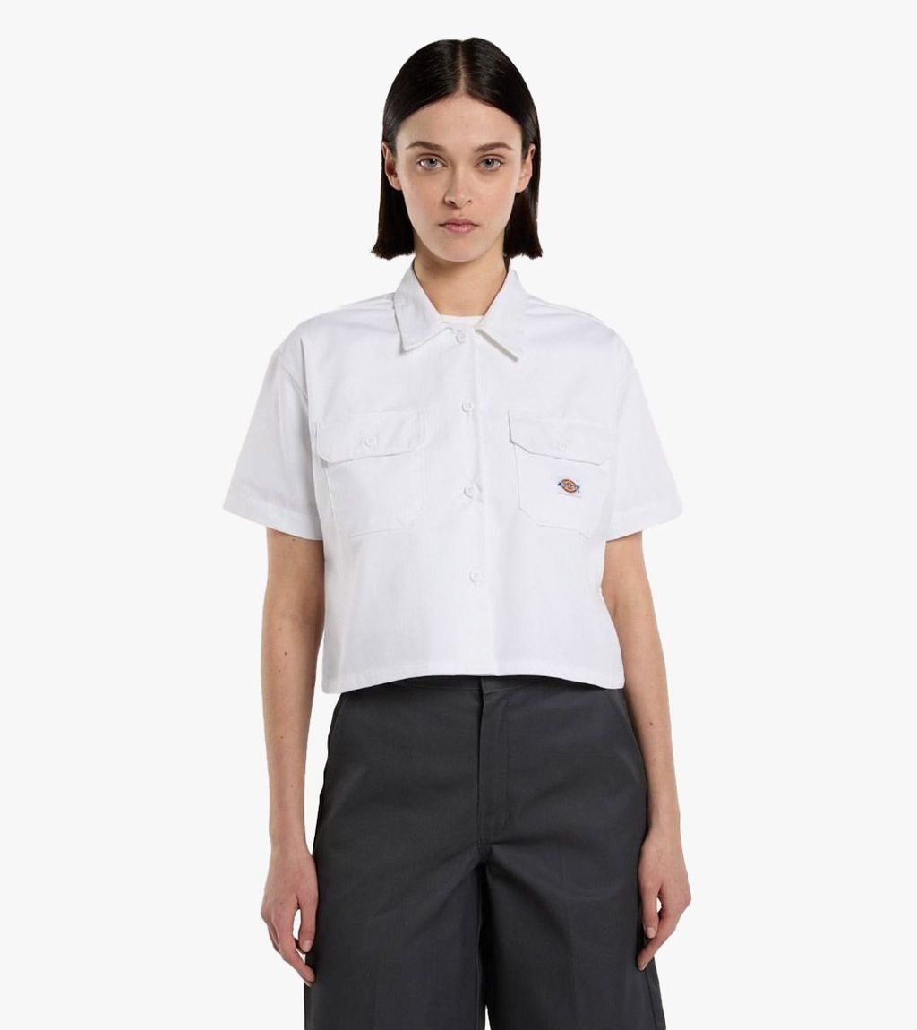 Balta Ss cropped work shirt