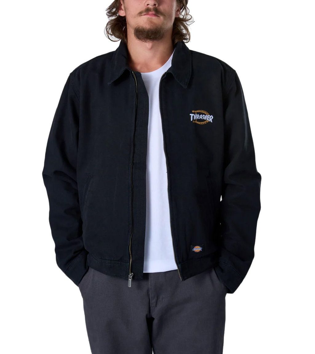 Svart Thrasher x dickies jacket