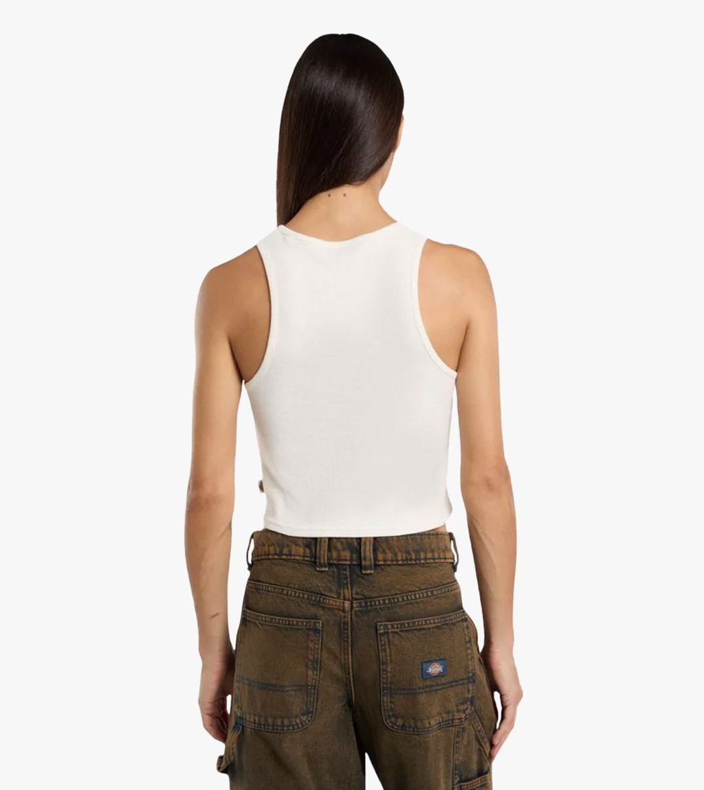 Valkoinen V NECK TOP W