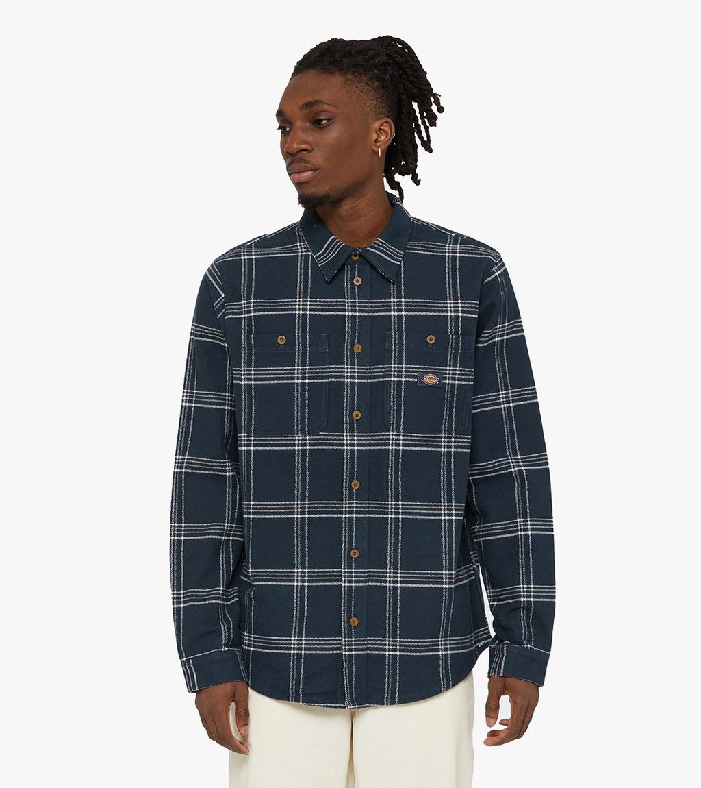 Sininen WARRENTON SHIRT LS