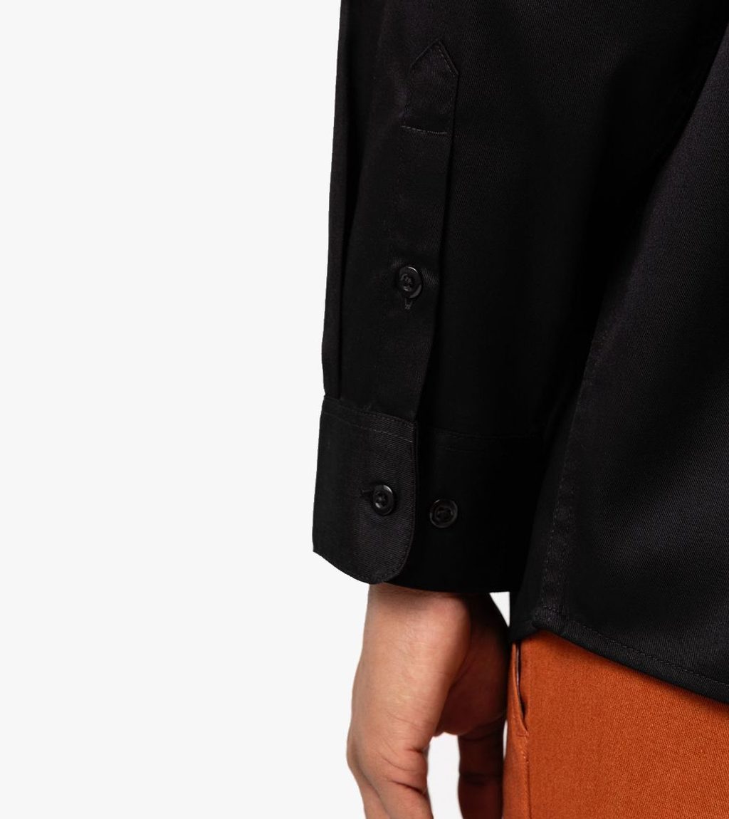 Svart Work shirt ls