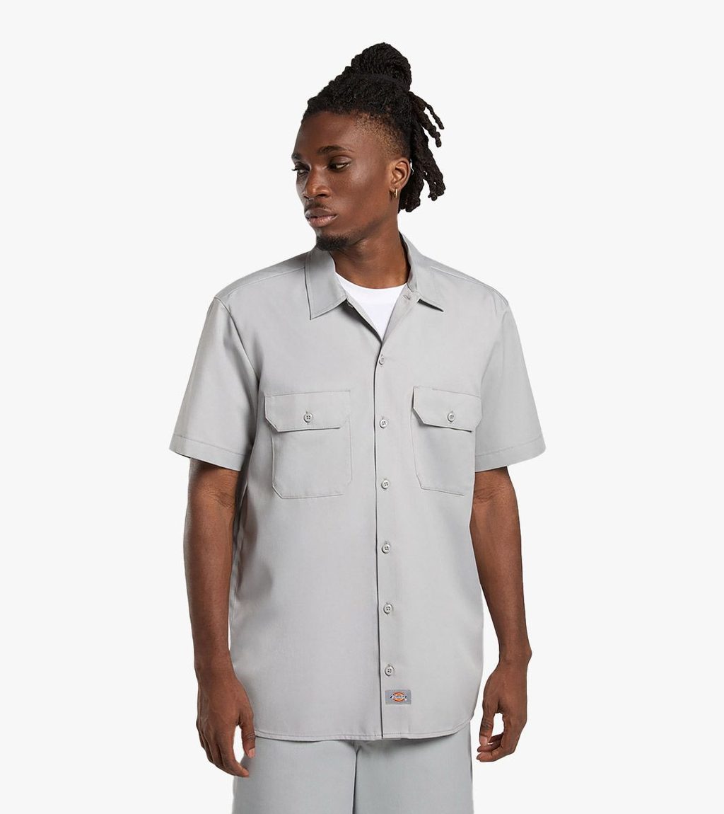 Harmaa WORK SHIRT SS