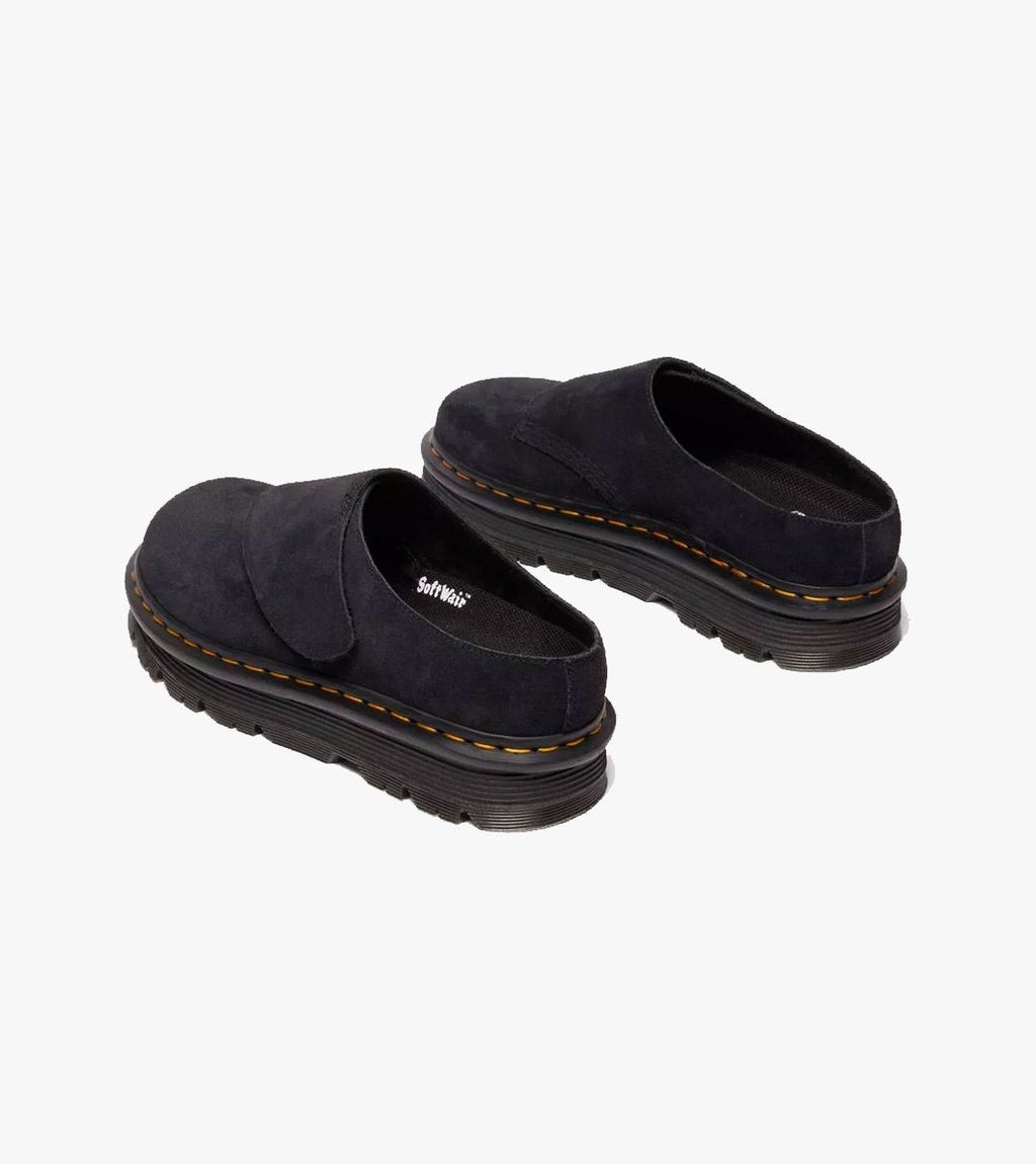 Musta ZEBZAG ANYWAIR BLACK BRONX SUEDE