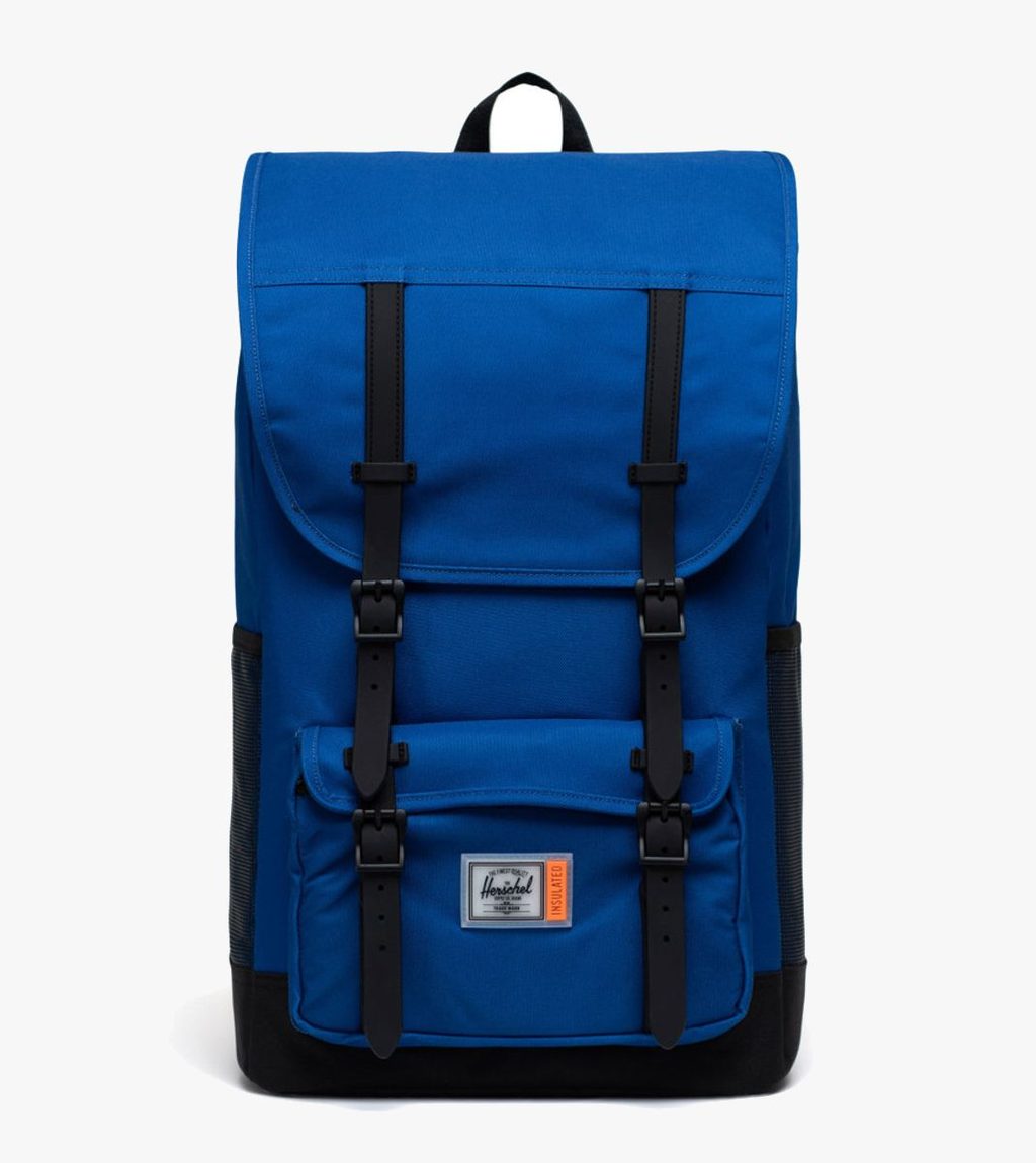 Blått Herschel little america pro